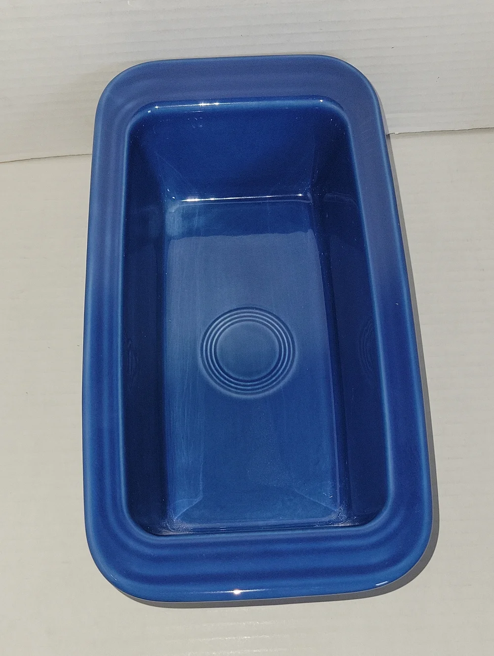 Fiestaware Fiesta Loaf Pan Baking Bakeware Cookware Bake Baker Dish Lapis Blue